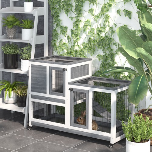 Pawhut holz indoor - holz,