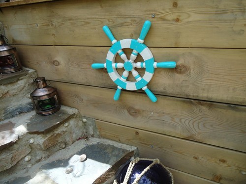 Schiffsrad shabby chic - ,