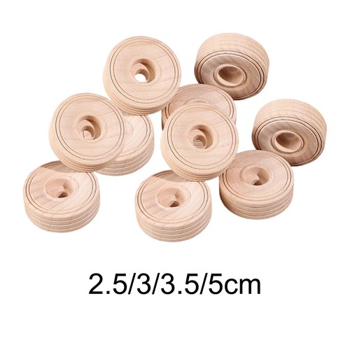 5x10x platte holzräder - 5x10x,